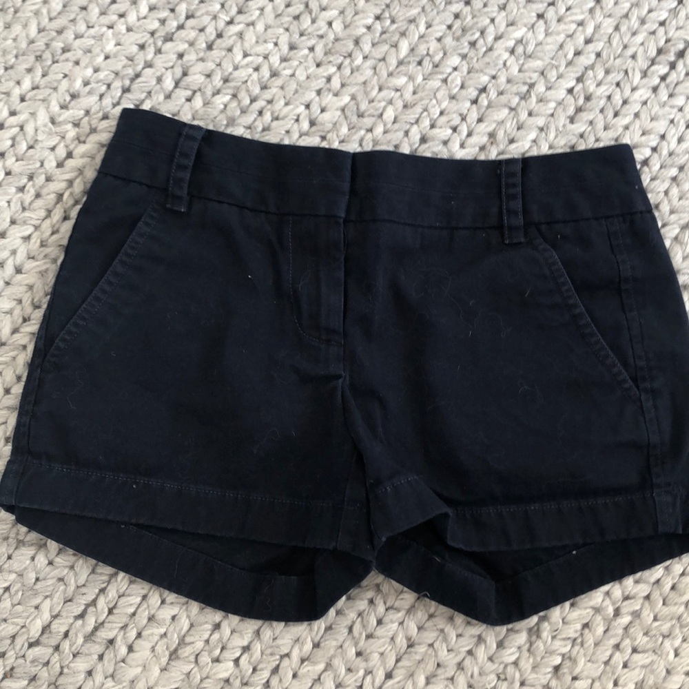 J Crew Navy Chino Shorts